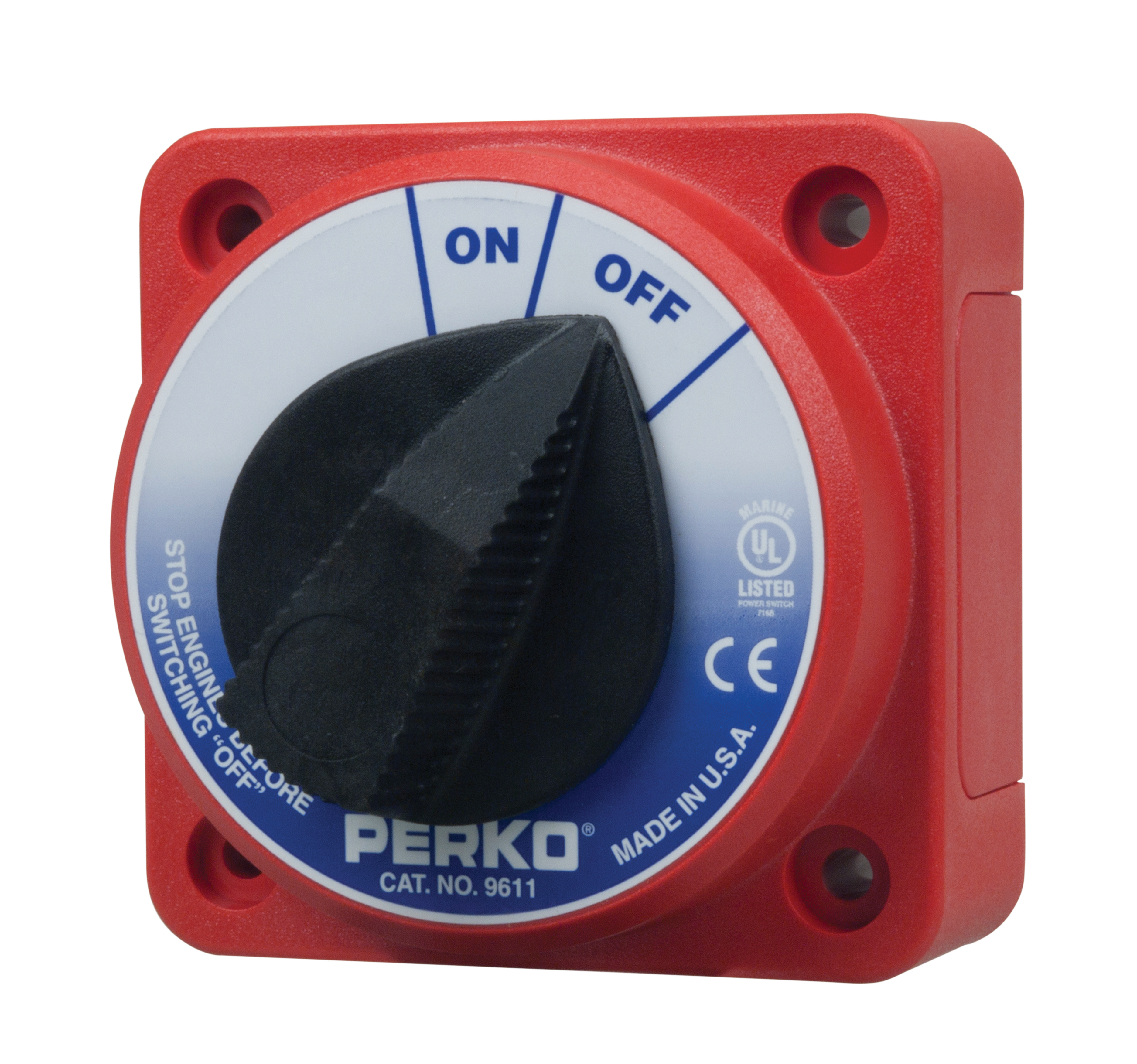 Perko 8603DP Heavy Duty Battery Selector Switch with Alternator
